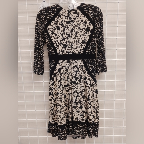 Taylor For A Pea In The Pod Maternity Woman's Black Beige Dress Size XS - Picture 2 of 9